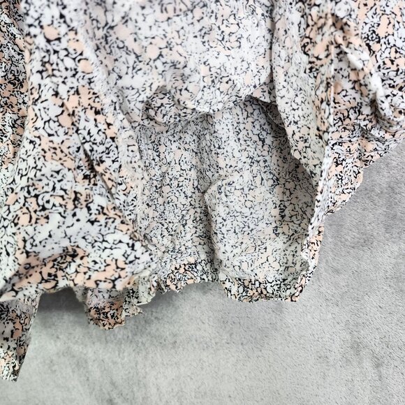 Women's BCBG Generation Halter Neck Pink & White Romper 2" Inseam Size M - Picture 6 of 13